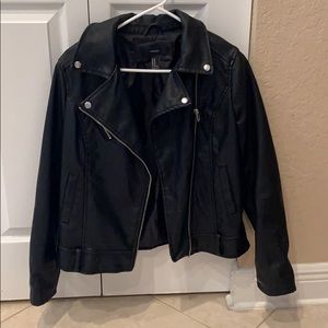Forever 21 Leather Motor Jacket